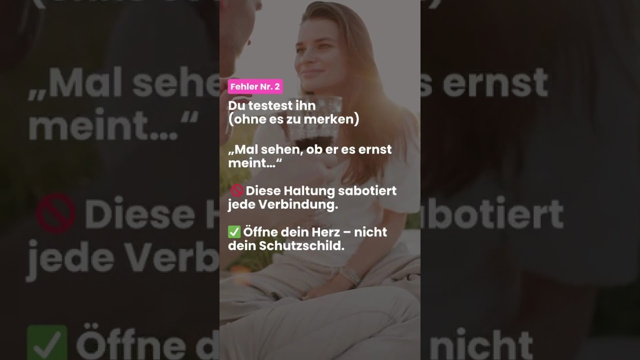 3 Fehler beim Dating!