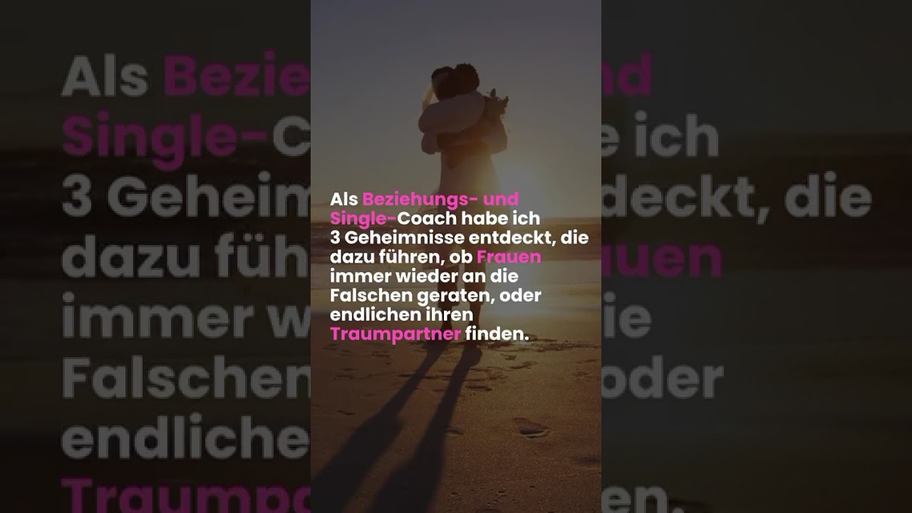 Free Masterclass: The Love You Want - so bekommst du deinen Traummann!